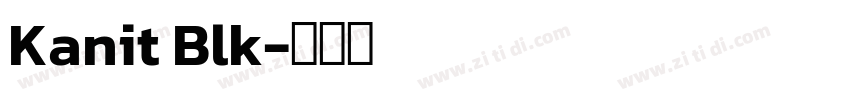 Kanit Blk字体转换